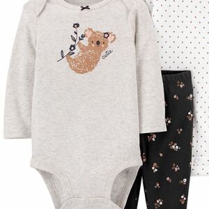 Carters 18 month koala cutie one piece onesie w matching pants NWOT sold out!